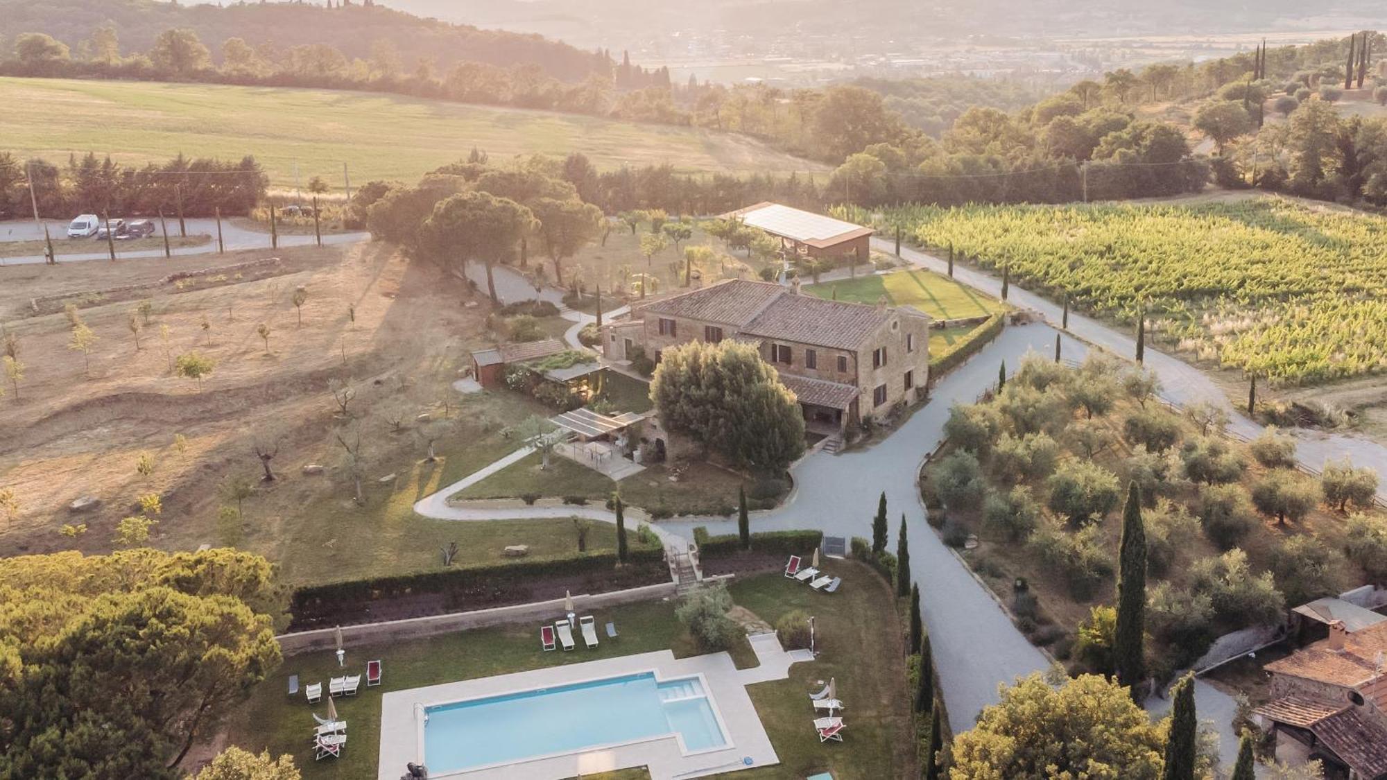 Città della Pieve Borgo Siliano - Antico Podere Silianoヴィラ エクステリア 写真